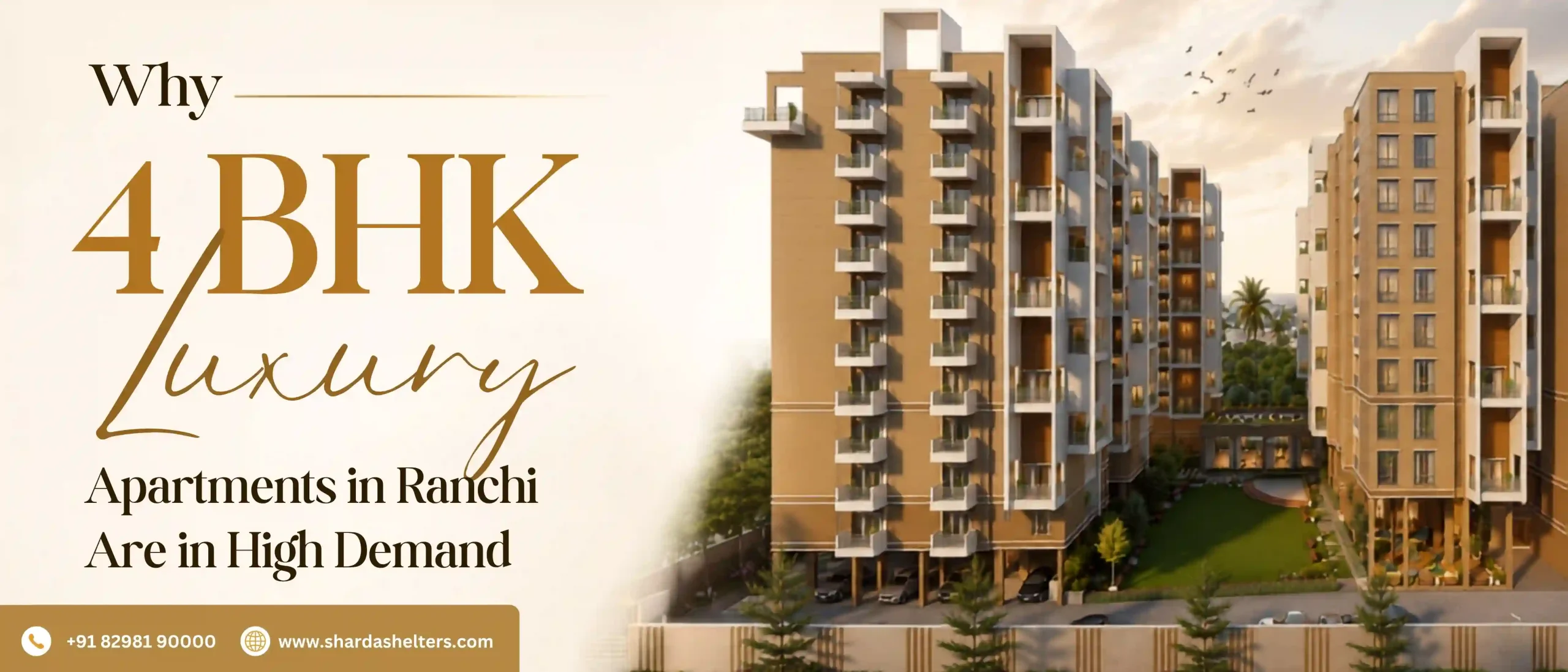 4 bhk apartment in Ranchi