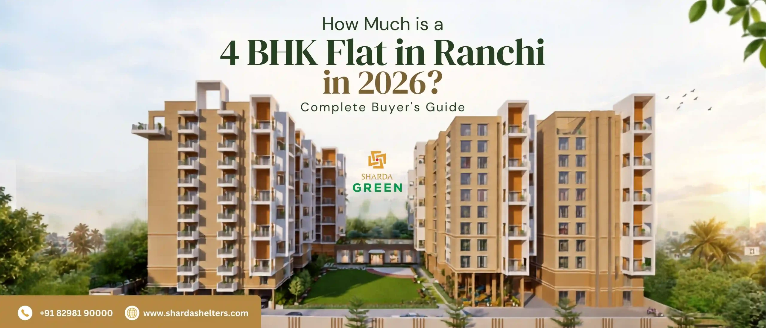 4 bhk flates in ranchi